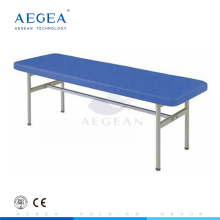 AG-ECC04 medical stainless steel economic patient platform lying treatment exam beds